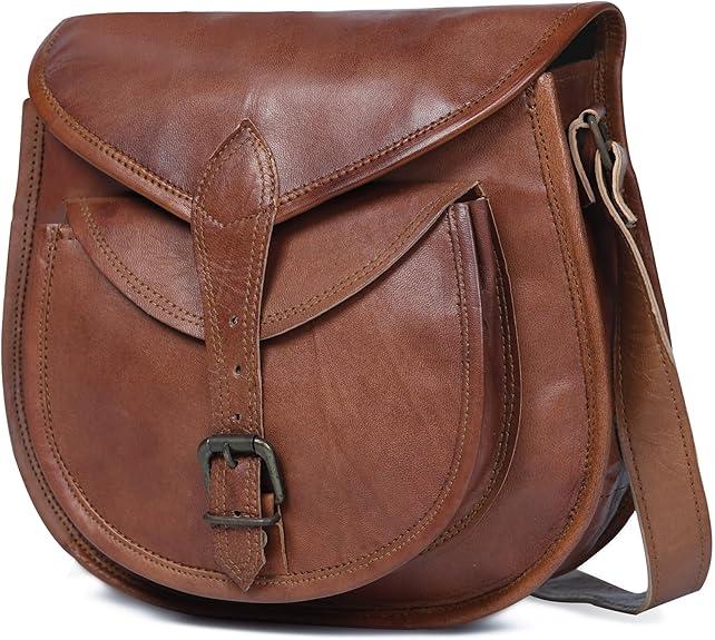 Leather Crossbody Satchel, Side Bags for Women, Side Purse for Women Crossbody – Premium Unisex Bag
