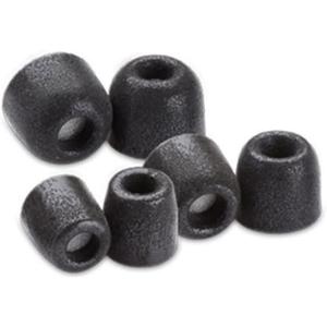 Comply 400 Core Series | Memory Foam Replacement IEM Ear Tips for Campfire Audio, Sennheiser, & More | Superior Noise Isolation, Ultimate Comfort, Secure Fit | TechDefender, Black (S/M/L) (3 Pairs)
