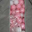 Ball Pit Balls 300pcs Crush Proof Plastic Balls for Girls Boys Ball Pit, BPA Free Non-Toxic Play Balls for Pit Pool, Playhouse, Tent, White, Clear & Pink