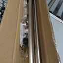 Modern Double Curtain Rods, Matte Nickel Curtain Rod 72-144 Inch Length Drapery Rods with Simple Decorative End Caps 1 Inch Front and 5/8 Inch Diameter Back Dual Curtain Rod Telescoping Window Rods