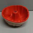 Silicone Bundt Pan, Cake Molds, 10 inch Cake Pan, 2 Pack Silicone Bundt Pans for Baking, Jello, Gelatin (Blue+Red)