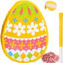 Sratte Easter Pinata Decorations Bunny Pinata Kit Easter Egg Pinata for Easter Birthday Party Anniversary Celebration Decoration (Egg)