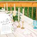 2 x Flower Wooden Baby Shower Decor, Late Night Diapers Sign, Boho Baby Shower Decorations with Stand, Table Decorations for Reception for Gender Reveal Night, Newborn Welcome Party Games, 40, 5.6x8 inches