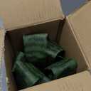 Artificial Snake Plant 22.5" Faux Agave Fake Sansevieria Artificial Potted Plants for Indoor and Outdoor Home Office Dcor (White Pot)