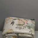 jinchan Floral 6x9 Area Rugs Machine Washable Rug Netural Indoor Non Slip Chinoiserie Flower Printed Oriental Vintage Soft Carpet for Bedroom Living Room Dining Room Beige/Blue