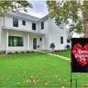 2 x Valentine's Day Flag,12x18 Inch Valentine's Heart Garden Flag Double Sided Printing 2 Layer Burlap Valentine Flags for Your Valentine's Day Decoration (Multicolor)