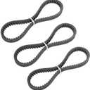 BLACKHORSE-RACING 3Pcs Go Kart Drive Belt 725, Drive Belt Clutch Belt for Hammerhead Trailmaster Mid Karts, 725 Belt for 30 Series Torque Converter Belts