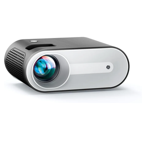 YOWHICK 2025 Upgraded Mini Projector, Full HD 1080P Support, Portable Movie Projector for Home Theater