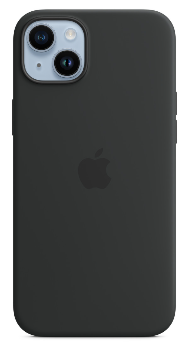 Apple iPhone 14 Plus Silicone Case with MagSafe - Black