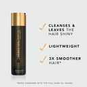 Sebastian Professional Dark Oil Lightweight Shampoo | Infused with Jojoba & Argan Oil for Silky, Smooth Hair