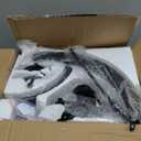 Flush Mount Ceiling Light Fixture,Black 2-Light Hallway Light Fixtures Ceiling,Light Fixtures Ceiling Mount for Farmhouse,Kitchen,Hall,Bedroom,Bathroom (2 Pack) (10.63inch)