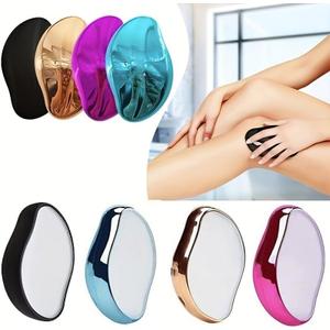 Magic Crystal Hair Eraser, Suitable for Men and Women Painless Exfoliating Crystal Hair Removal Tool, Magic Crystal Hair Remover for Legs and Back of Arms (Primary Toner)
