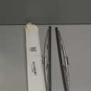 Stainless Steel Polished Silver Wiper Blades, Universal 12in, Rainproof, Sunproof