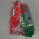 Syhood 5 Pcs Women Christmas Elf Costume Set Santa's Helper Costume Elf Outfit Velvet Dress Hat Shoes Belt Striped Stocking (Red)