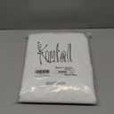 KOUFALL White Sheer Curtains 96 Inches Long 2 Panel Set, Jacquard Lace Pattern Floor to Ceiling Curtain, 8FT Grommet Modern High End Curtains for Living Room Bedroom