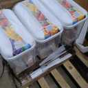 GarveeHome Commercial Beverage Dispenser, 54 L/14.25 gal 3 Tanks Commercial Juice Dispenser, Stainless Steel Cold Drink Dispenser with Thermostat Controller for Restaurant Bar Party, Silver