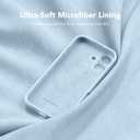 Magnetic for iPhone 16 Case, Compatible with MagSafe, [Screen Protector + Full Camera Protection], Silicone Shockproof Anti-Scratch Protective Phone Case for iPhone 16 6.1", Light Blue