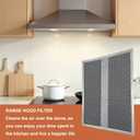 S99010308 Range Hood Charcoal Carbon Filters Replacement For Broan BPSF30 QS WS 99010308 And GE WB02X10707 Non-Ducted Range Hood,13.38 X 10.74 X 0.04 in Pack of 2