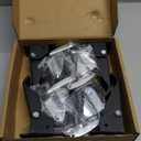 HOLKIE Retractable Casters Heavy Duty Casters with Lifting and Lowering Function Maximum Load of 700 lbs (4 casters) for Workbenches or Other Equipment