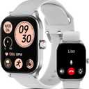 Smart Watch for Women Men(Answer/Make Call), Smartwatches with Sleep/Stress Monitor, IP68 Waterproof Activity Tracker for Android iPhone, 100+ Sports Fitness Watches