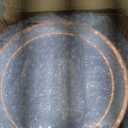 50 Pack Disposable Soup Bowls with Rose Gold Rim, 12oz Premium Heavy Duty Plastic Dinner Bowls for Party, Wedding and Holiday