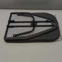 Metal Mesh Panel Tabletop Ironing Board | Foldable Iron Board | Heavy Duty Small Iron Board with Heat Resistant Cover and 100% Cotton 8mm Thicken Pad | 31.5"x11.8"x6.2" (Black/Grey)