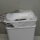 Bathroom Trash Cans with Lid 2 Pack 2.2 Gallon Touchless Automatic Motion Sensor Small Slim Garbage Can, Smart Electric Narrow Garbage Bin for Bedroom Office Kitchen (White)