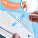 28 Pack Clear Contact Paper Book Cover - 17.7in5ft Total 140ft, Self-Adhesive Protector for Crafts, Clear Contact Paper Roll Peel and Stick for Books