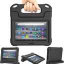Lainergie 7in Tablet Case for Kids, Lightweight Shockproof Kid-Proof Cover,Black