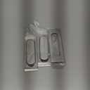 HOMOTEK 4 Pack 120mm Flush Sliding Closet Door Pulls, Recessed Finger Pulls for Sliding Barn Bypass Door Handles, Cabinet Drawer Rectangular Invisible Pull- Small Size 4.75 in, Brushed Stainless Steel