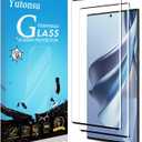 2 Pack Screen Protector for Samsung Galaxy Note 20 Ultra Tempered Glass Film, 3D Curved Full Coverage, HD Clear, Anti Scratch, Case Friendly