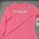 Hurley Rash Guard for Women, Womens Rash Guard Long Sleeve Shirts, Rashguard Swim Shirt Women UPF 50+ SPF & UV Protection (X-Small, Zil Pink)