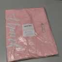 Metronic Thank You Poly Mailers 14.5x19, 50 Pcs, Easy to Carry Shipping Bags with Handle, Self-Seal Mailers Poly Bags for Small Business Packing and Shipping, Large Package Bags Mailing Bags, Pink