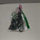 NICEMOVIC Ceramic Heating Hair Straightener Comb - Hot Pressing Brush for Natural Black Hair, Beard Wigs, and Curling (Pink)