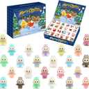 Advent Calendar 2025-24 Days Action Figures Surprise Blind Box with Hidden Doors, Christmas Gifts for Grandkids Festive Decor & Gifts for All Ages