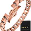 MagnetRX Magnetic Copper Bracelets for Women - EllipseMAX 5X Strength 5,000 Gauss Magnets - Designed in USA & Patent Pending - Premium Womens Copper Bracelet with Adjustable Length
