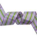 Wired Purple Ribbon Plaid Taffeta,1-1/2" X 10Meters,for Easter,Spring, Summer, Birthday, Wreath, Birthday, Gift Bows, Christmas