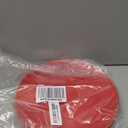 PULOTE 100PCS Red Plastic Plates Disposable Heavy Duty  Include 50 Dinner / 50 Dessert Plates for Party & Christmas