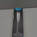 SIMPLETaste Milk Frother Handheld Battery Operated Electric Foam Maker, Drink Mixer with Stainless Steel Whisk and Stand for Cappuccino, Bulletproof Coffee, Latte (Gray)