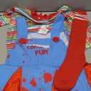 Spooktacular Creations Creepy Doll Costume for Kids Girls, Halloween Costume for Kids, Girls Killer Doll Outfit L