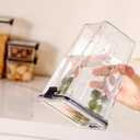 ORUWVWURO Food Storage Containers 4pack Plastic BPA Free shatterproof Freezeable Dishwasher Washable Environmentally Friendly and Recyclable Sealed Storage Containers Food Storage