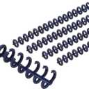 PATIKIL 8.5mm(0.3") Spiral Binder Ring,10 Pcs 30 Rings 25 Sheet Capacity Comb Binding Spines for Binding Paper Sheets Notebook Calendar Picture Album, Dark Blue
