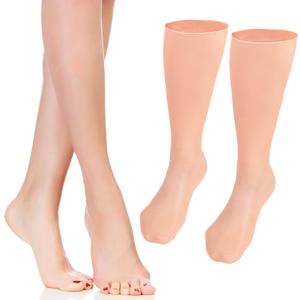 Moisturizing Socks Overnight SPA Sock: Cosmetic Moisturizing Socks Knee High Cracked Heel Dry Feet Treatment Women Men 1 Pair
