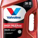 Valvoline High Mileage with MaxLife Technology SAE 5W-30 Synthetic Blend Motor Oil 5 QT