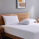 ProtectMySleep Cotton Terry Pillow Protectors - 2-Pack, Eco-Friendly, Waterproof & Hypoallergenic Zippered Covers (King)