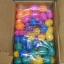 Fun Express 100 Pc. Bulk Toy-Filled Plastic Eggs - Mega Value Variety Pack for Kids Prizes, Party Giveaways, Classroom Rewards, and Summer Event Goodie Bags