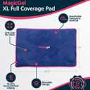 Extra Large & Reusable Ice Pack (15 x 23.5 inches, XL) for Maximum Back and Full Body Pain Relief from Injuries, Swelling, Bruises, Sprains | Ice Blanket for Sleeping & Physical Therapy | By Magic Gel