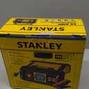 Stanley BC50BS Fully Automatic 15 Amp 12V Bench Battery Charger/Maintainer with 50A Engine Start, Alternator Check, Cable Clamps