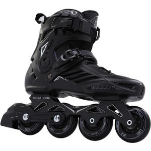 LIKU Black Professional Inline Skates Unisex, Size 37-39 EU
