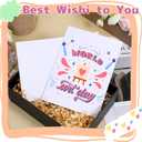 60 Sets Blank Colored Paper Cards with Envelopes Set 5 x 7 Inch Foldable Blank Colored Papre Postcards and Envelopes 140lb/300 GSM Cotton Watercolro Paper Cards for Painting or Card Making